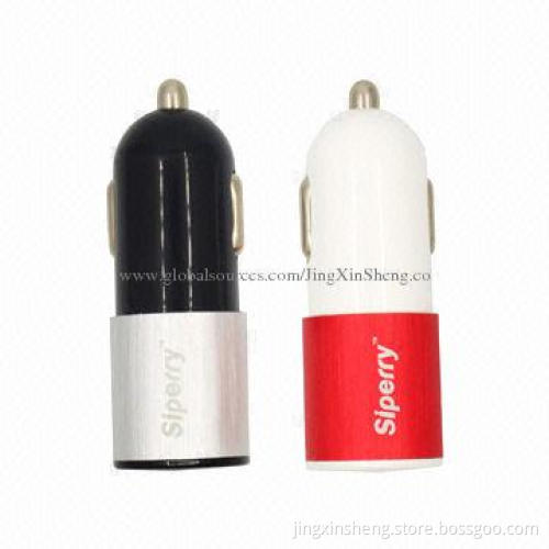 ABS Lipstick-shaped Car Charger, 5V/1A, Suitable for iPad